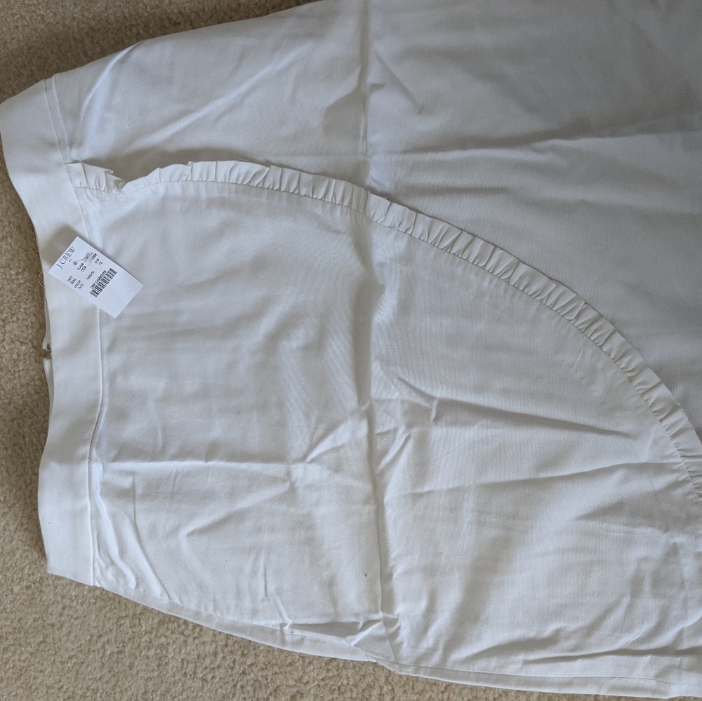 White JCrew skirt